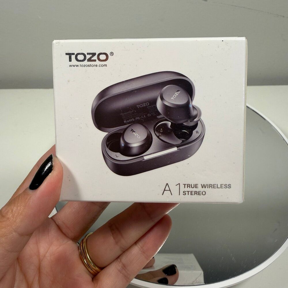 TOZO Hybrid Active Noise Cancelling Wireless Earbuds A1 Wireless Earbuds, NIB